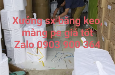 Băng keo, màng PE giá sỉ – Hàng đi full mỗi ngày từ xưởng Ngọc Phát HCM