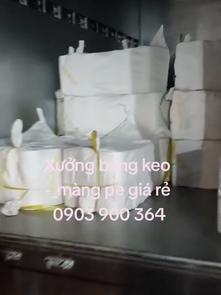 Xưởng sản xuất băng keo, màng PE