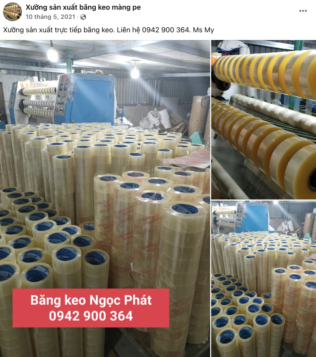Xưởng Sản Xuất Băng Keo Ngọc Phát