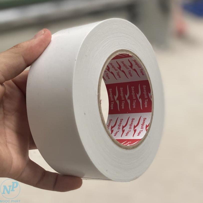 Băng keo 2 mặt trắng 48mm