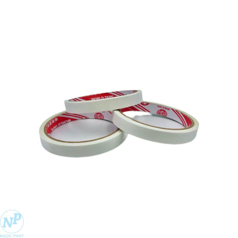 Băng keo 2 mặt trắng 12mm